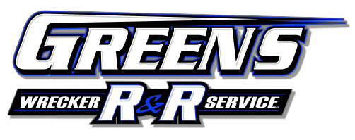 Green's R&R Wrecker Service's logo.